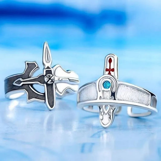 Sword Art Online Kirito & Asuna Cross Ring
