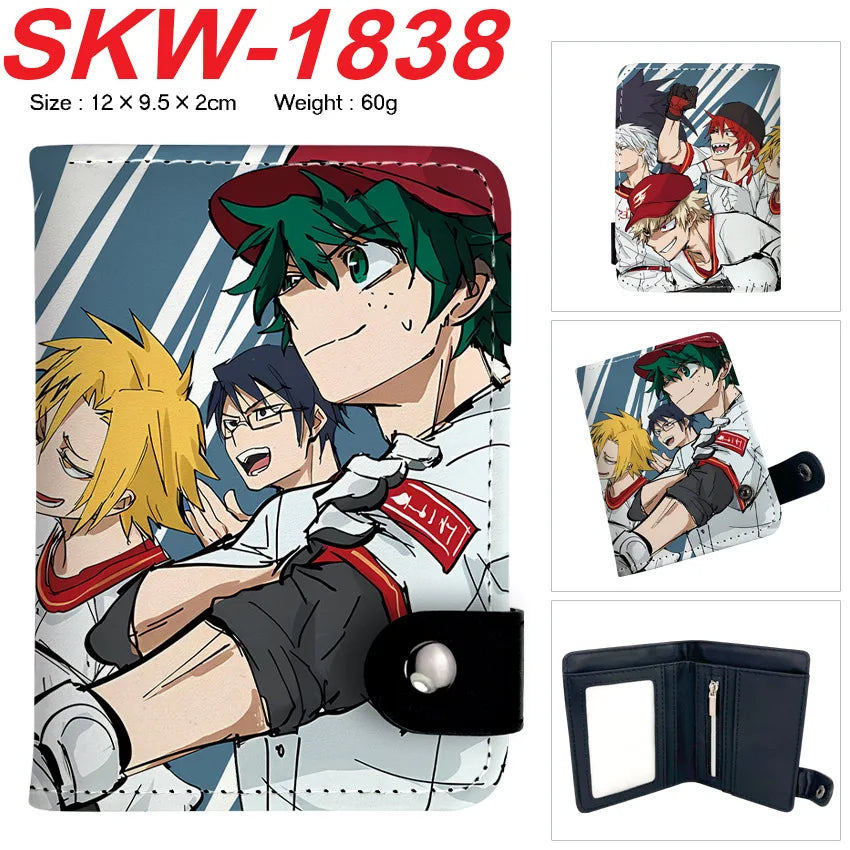 My Hero Academia Compact Button Wallet