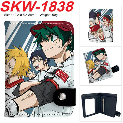 My Hero Academia Compact Button Wallet