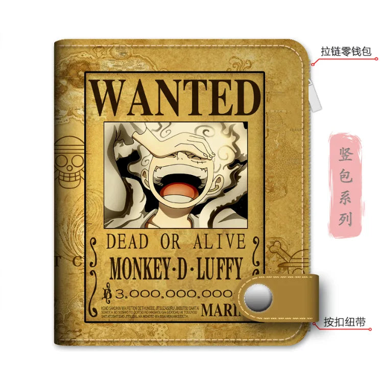 One Piece Luffy PU Leather RFID Wallet