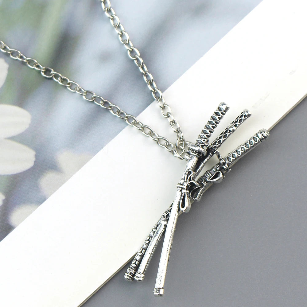 Roronoa Zoro Three Swords Necklace