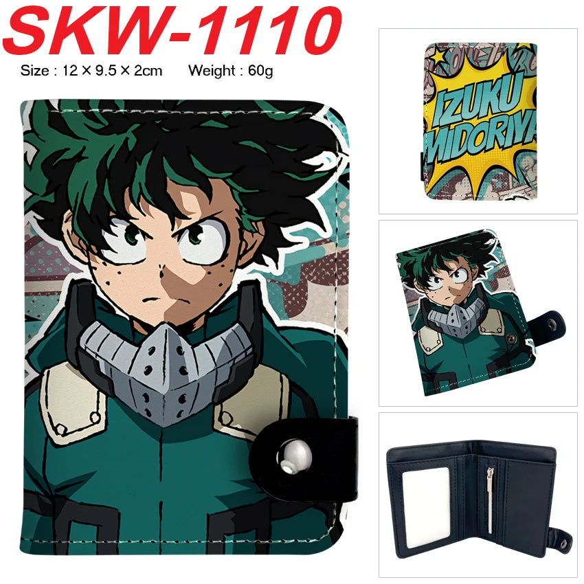 My Hero Academia Compact Button Wallet