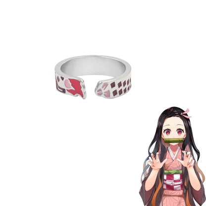 Demon Slayer Enamel Ring – Kimetsu No Yaiba