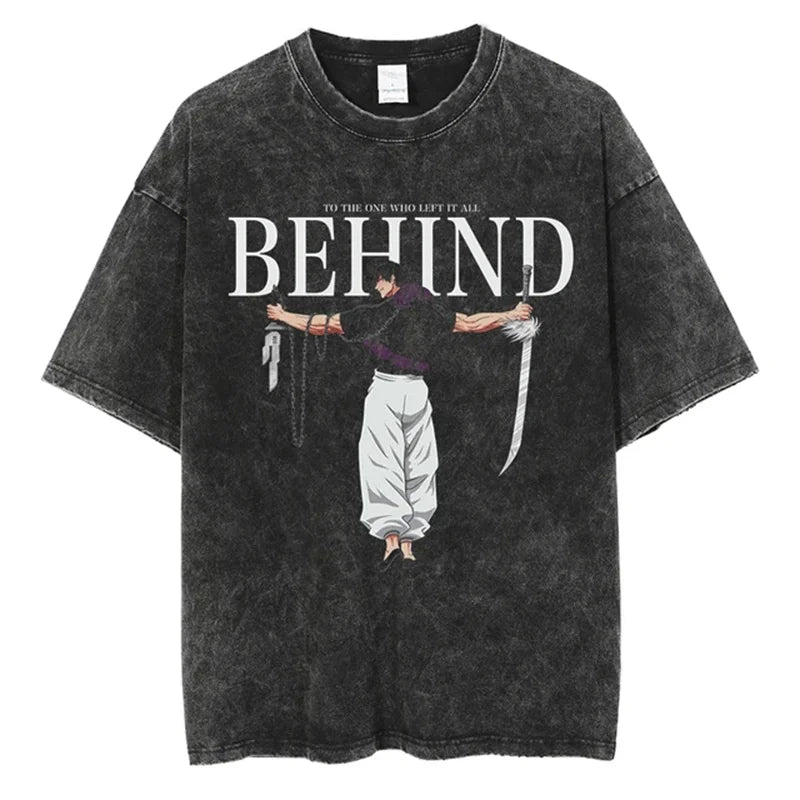 Oversized Jujutsu Kaisen Graphic T-Shirt