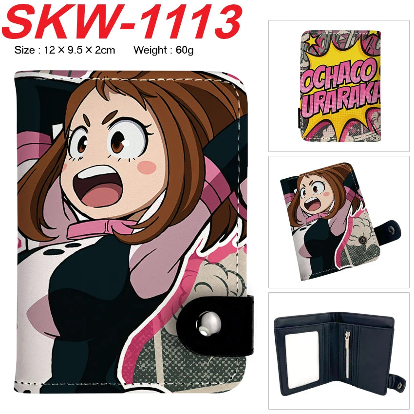 My Hero Academia Compact Button Wallet